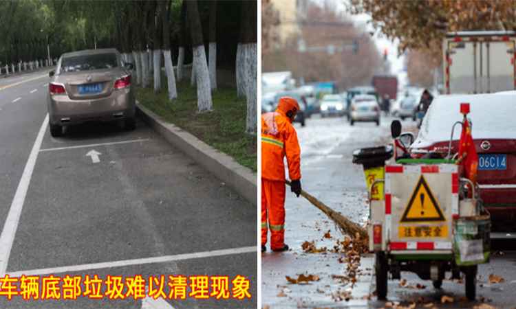 夏季纯电动小型洗扫车清扫路边的优势