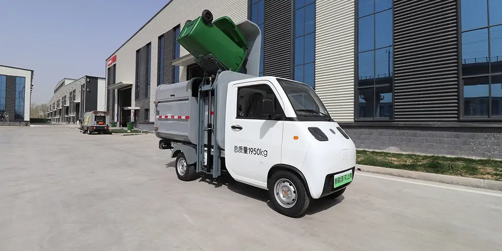 新能源侧装垃圾车，垃圾车，纯电动垃圾车，垃圾清运车