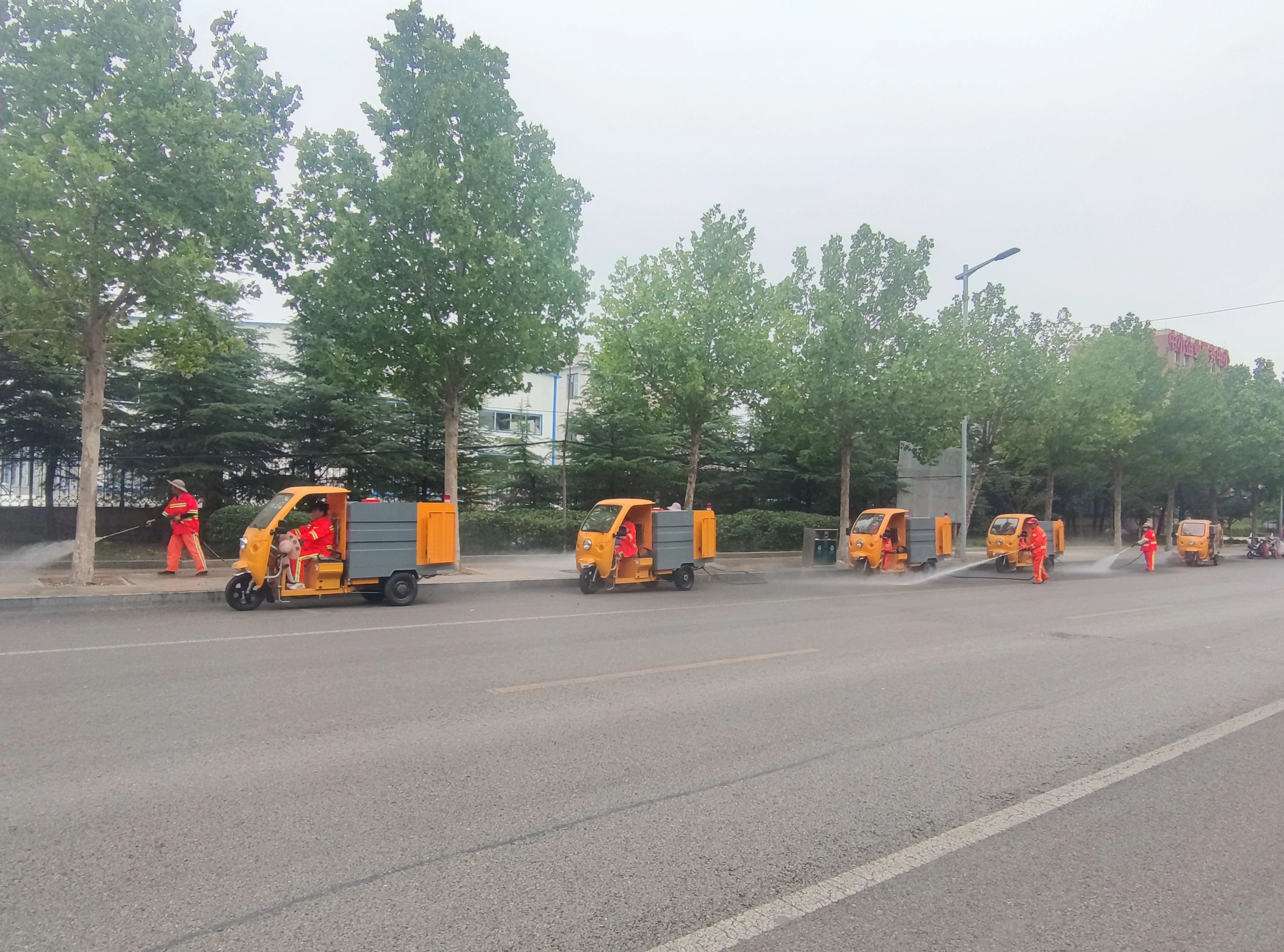 三轮高压清洗车，多功能高压清洗车，纯电动高压清洗车