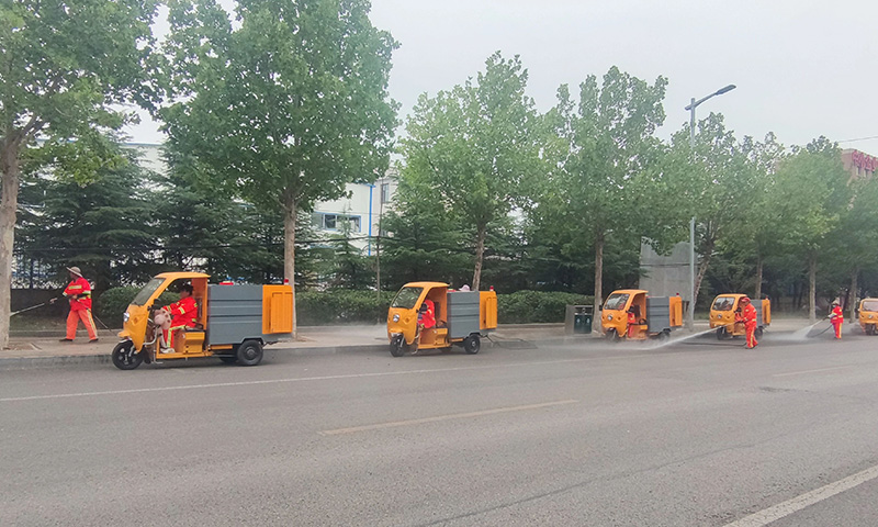 莱芜区道路保洁再添新“利器”